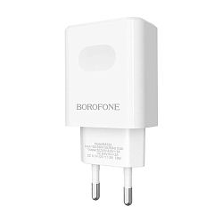Сетевое зарядное устройство + кабель Micro Borofone BA32A 18 Вт, белый