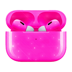 Беспроводные наушники Apple AirPods Pro 2 (Lightning) розовый с блёстками (полная покраска) (MQD83)