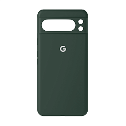 Клип-кейс (накладка) Silicone cover закрытый для Google Pixel 8 Pro силикон, тёмно-зелёный