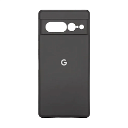 Клип-кейс (накладка) Silicone cover закрытый для Google Pixel 7 Pro силикон, чёрный