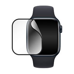 Защитное стекло 3D Premium для Apple Watch 40mm, черная рамка