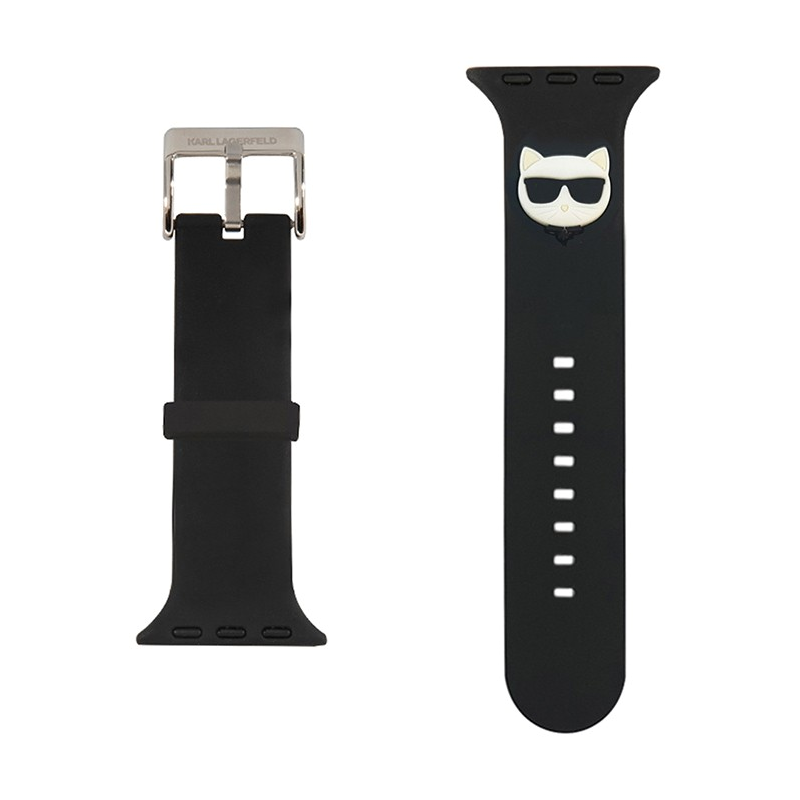 Ремешок CG Mobile Lagerfeld Choupette Head для Apple Watch 38 / 40 / 41 / 42mm силикон - 2