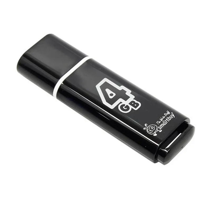 USB-флешка SmartBuy Glossy 4 Гб, чёрный - 2