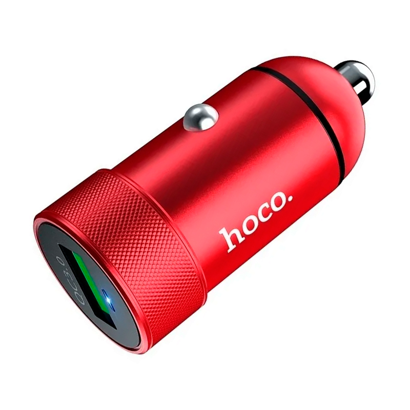 Автомобильное зарядное устройство Hoco Z32 18 Вт, красный - 2