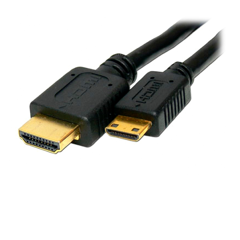 Кабель Mirex HDMI - mini HDMI 2 м, чёрный - 1