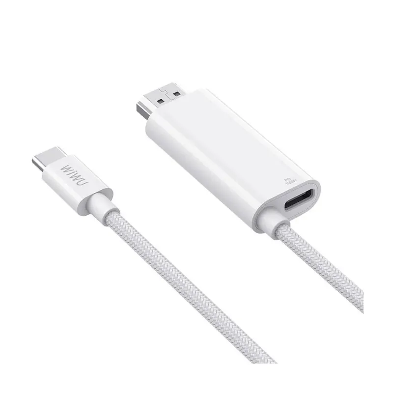 Кабель WIWU Type-C - HDMI+(Type-C PD 100w) - 2