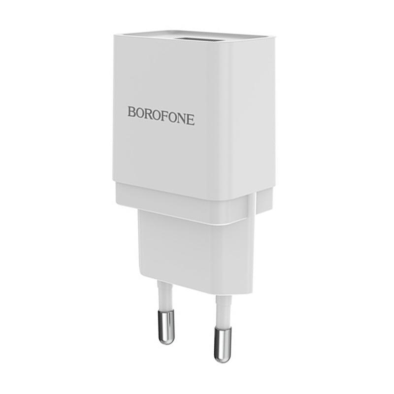 Сетевое зарядное устройство + кабель Micro Borofone BA19A 5 Вт, белый - 1