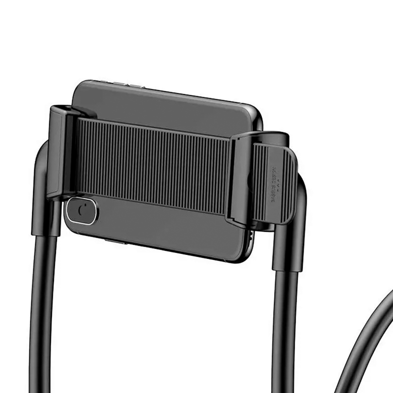 Держатель-подставка Baseus New Neck-Mounted Lazy Bracket, чёрный - 3