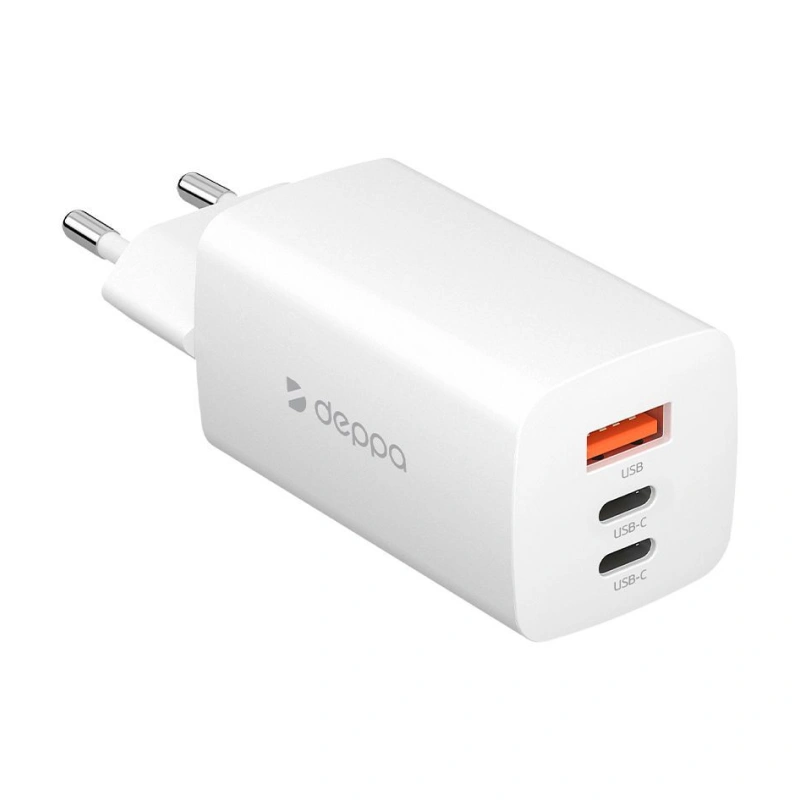 Сетевое зарядное устройство Deppa Wall Charger GaN QC 65 Вт - 1