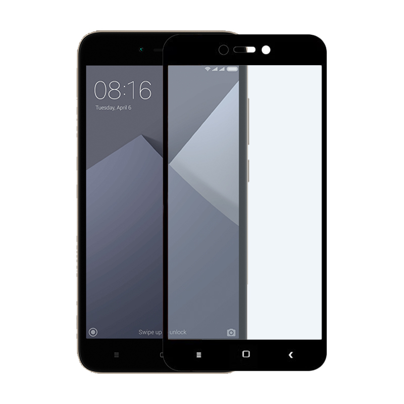 Защитное стекло 3D Classic для Xiaomi Redmi Note 5a, черная рамка - 1