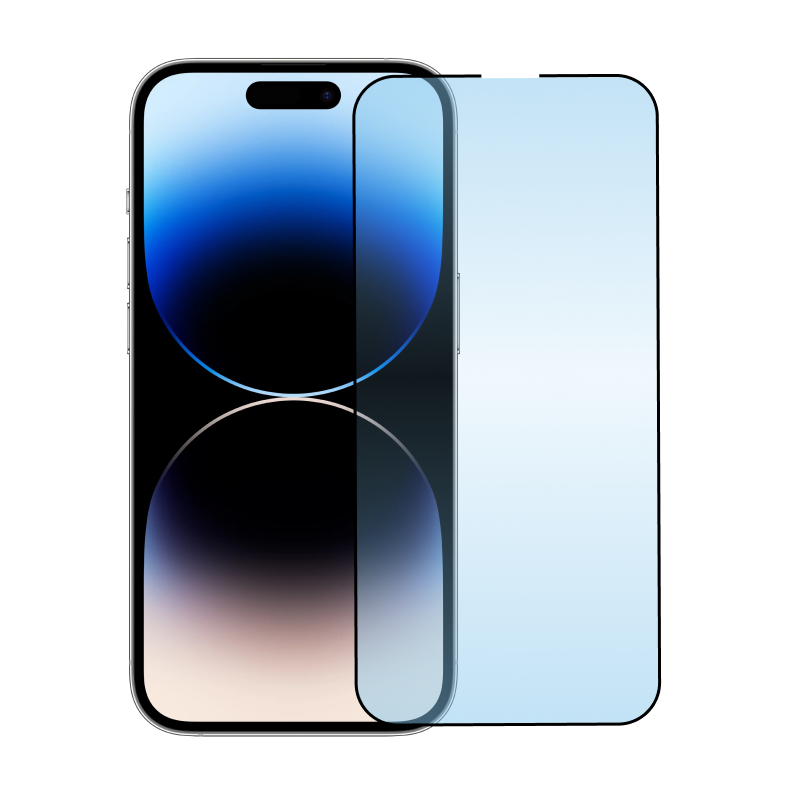 Защитное стекло 3D Classic для Apple iPhone 14 Pro, черная рамка - 1