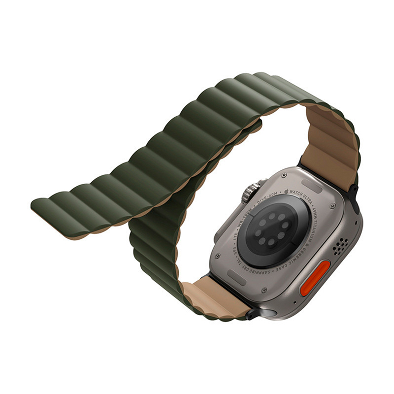 Магнитный браслет UNIQ Revix для Apple Watch 44 / 45 / 46 / 49mm силикон - 2