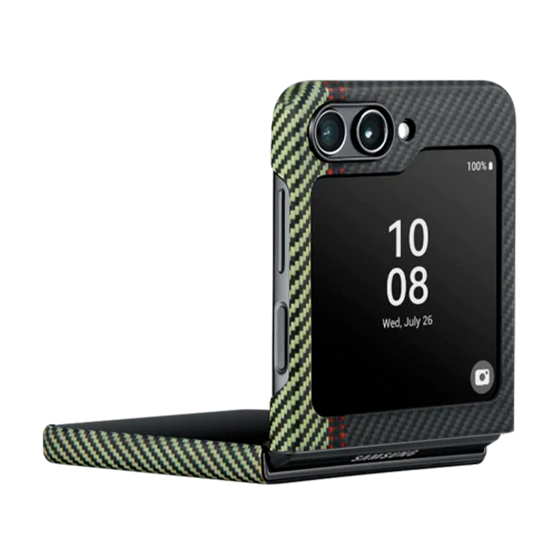 Клип-кейс (накладка) Pitaka Fusion Weaving MagEZ Case 3 для Samsung Galaxy Z Flip 5 - 3