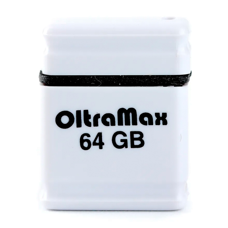 USB-флешка OltraMax 50 64 ГБ, белый - 1