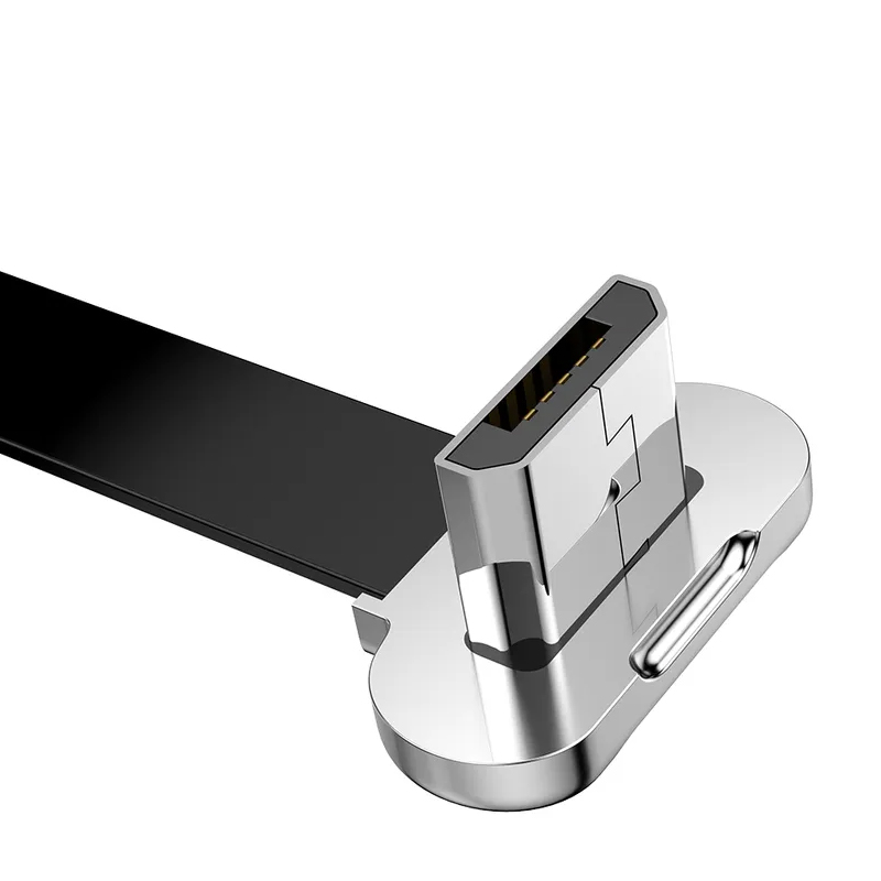 Адаптер беспроводной зарядки Baseus Microfiber Wireless Charging Receiver Micro USB, чёрный - 2