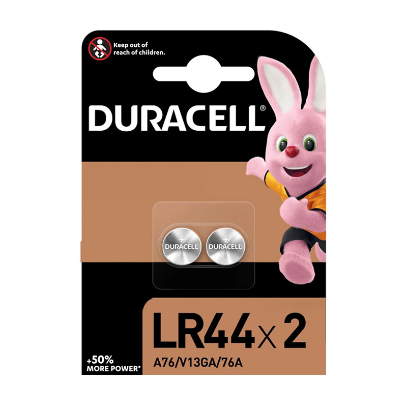 Батарейка Duracell Basic A76 LR44-2BL, 2шт  - 1
