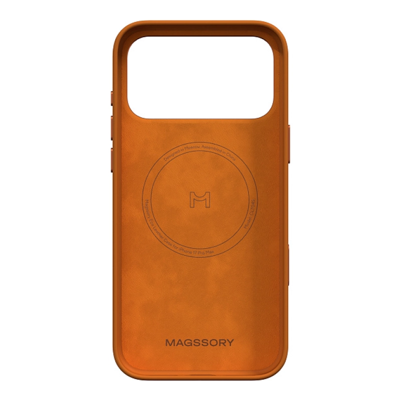 Клип-кейс (накладка) Magssory Eco Leather Case для Apple iPhone 17 Pro Max - 2
