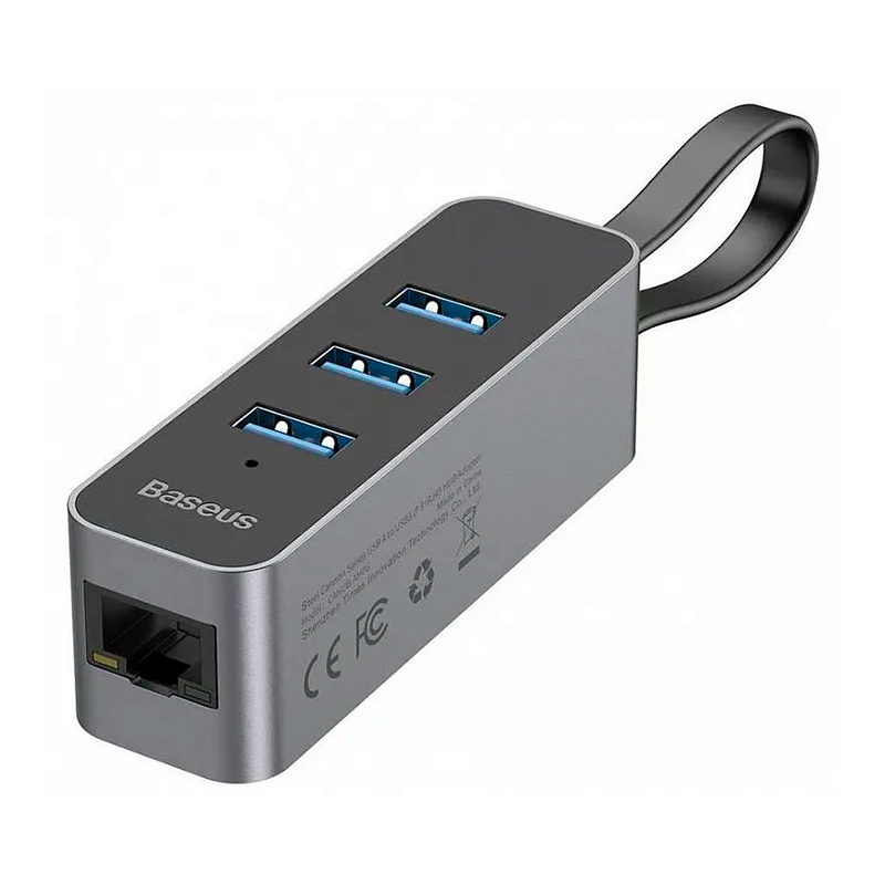 Адаптер-разветвитель для компьютера Baseus Steel Cannon Series HUB Adapter (4в1) - 2