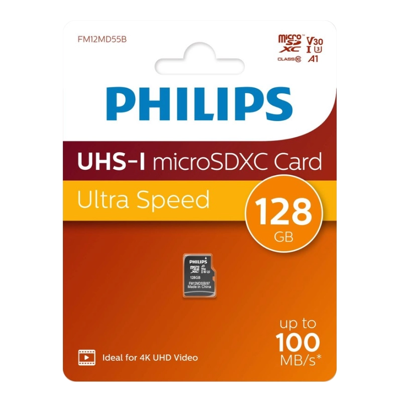 Карта памяти Philips Ultra Speed (без адаптера), 128 ГБ - 1