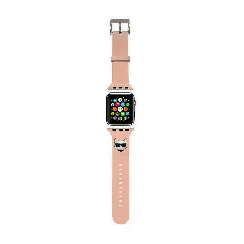Ремешок CG Mobile Lagerfeld Choupette Head для Apple Watch 38 / 40 / 41 / 42mm силикон - 3
