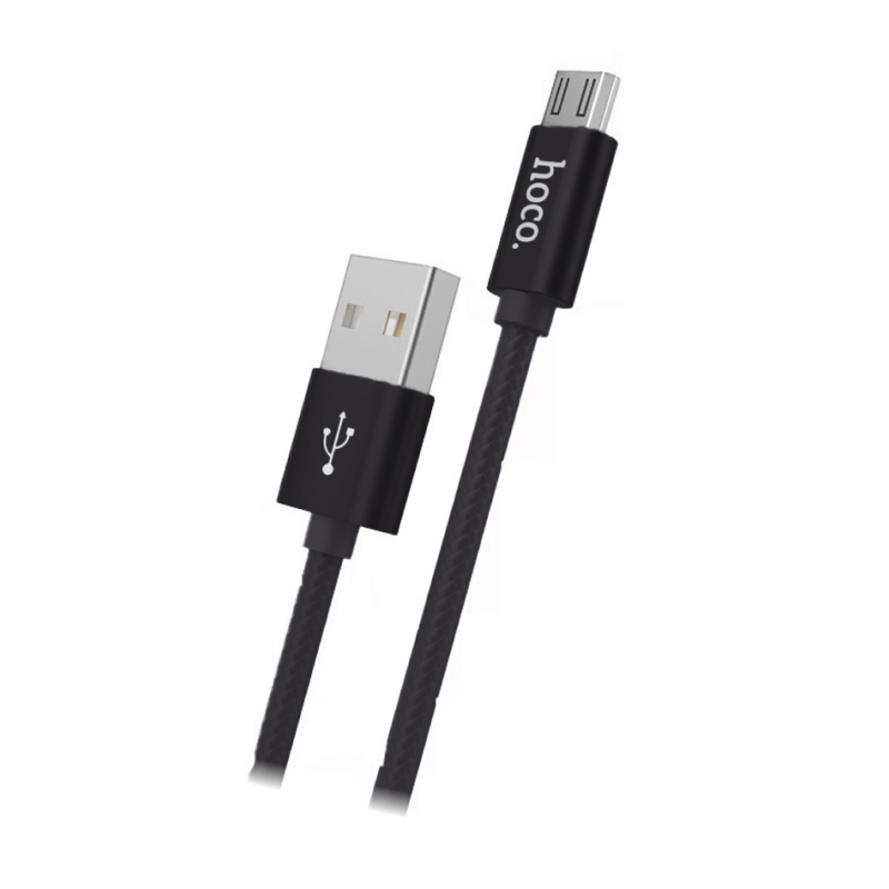 Дата-кабель Hoco X2 Micro 1 м, чёрный - 1