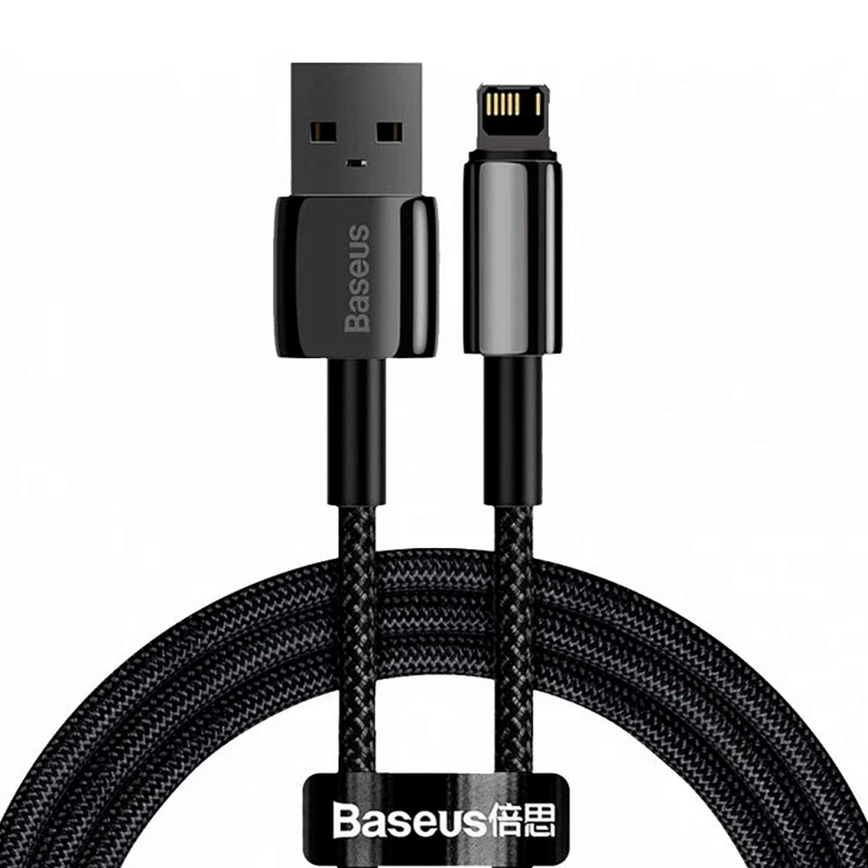 Дата-кабель Baseus Tungsten Gold Fast Charging Lightning - 1