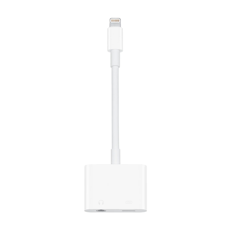 Адаптер-переходник (Lightning to Lightning x2), белый - 1