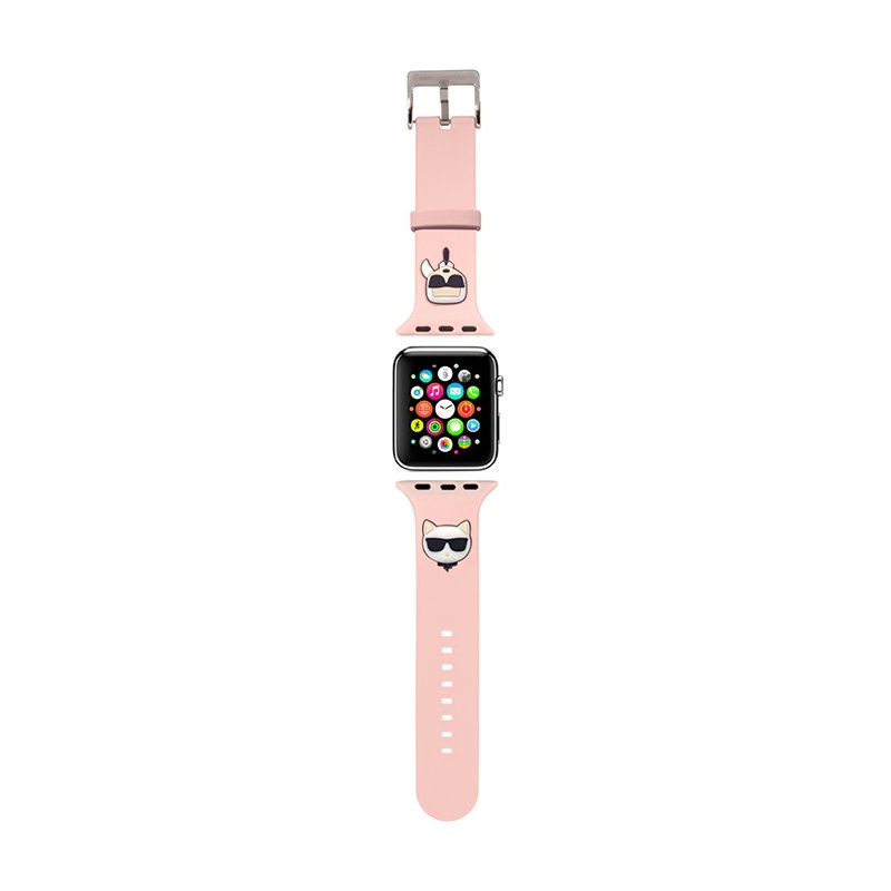 Ремешок CG Mobile Lagerfeld Karl and Choupette Head для Apple Watch 38 / 40 / 41 / 42mm силикон - 3