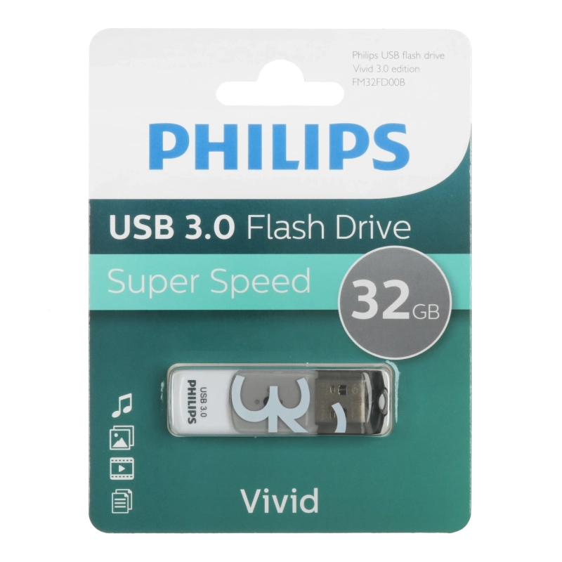 USB-флешка Philips VIVID 3.0 32 ГБ (USB 3.0) - 2