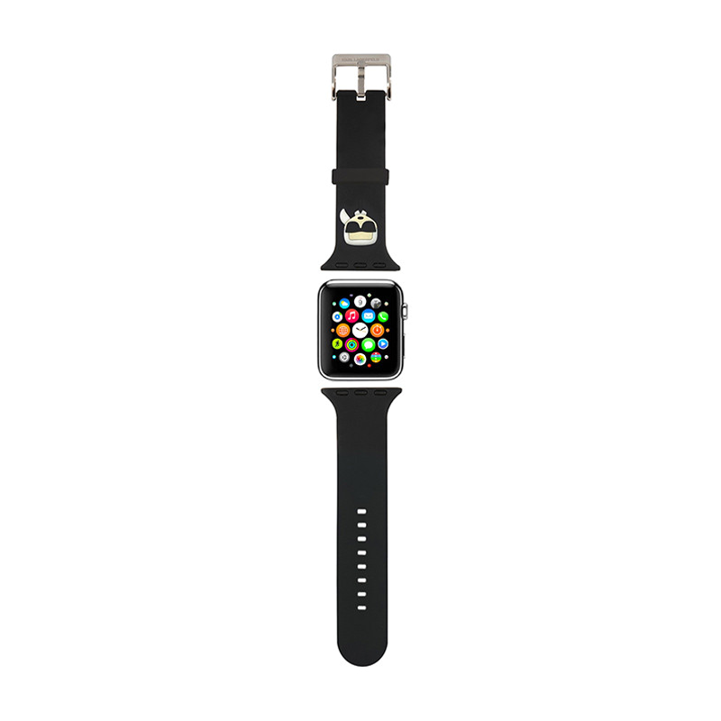 Ремешок CG Mobile Lagerfeld Karl Head для Apple Watch 38 / 40 / 41 / 42mm силикон - 3