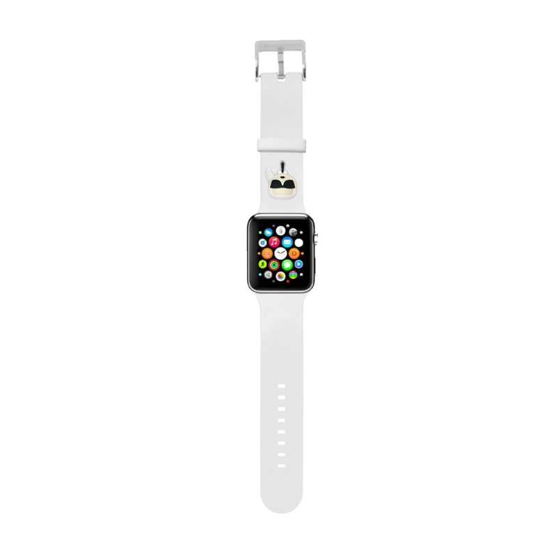 Ремешок CG Mobile Lagerfeld Karl Head для Apple Watch 38 / 40 / 41 / 42mm силикон - 3