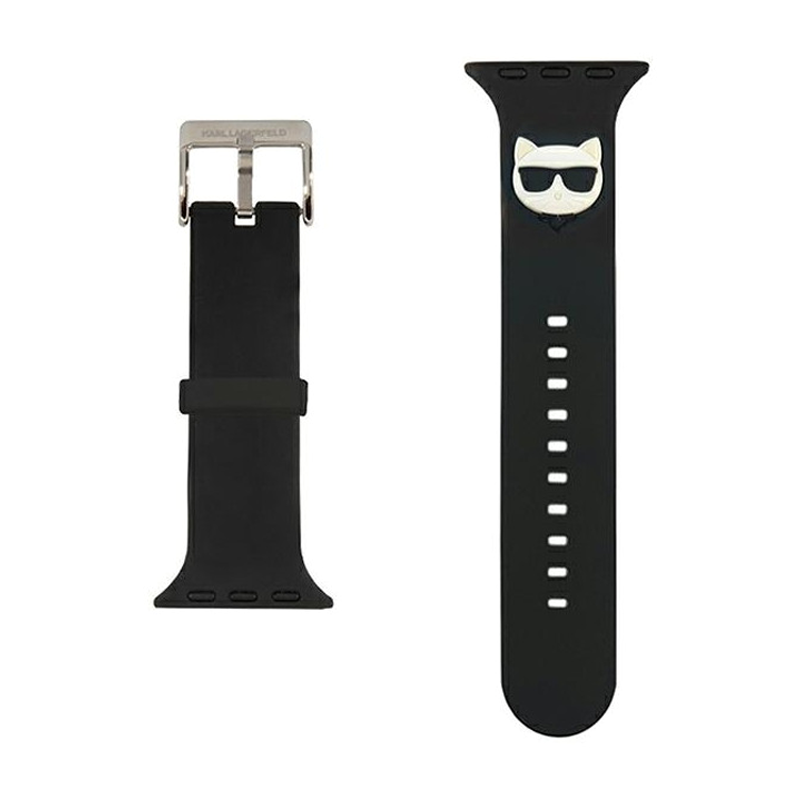 Ремешок CG Mobile Lagerfeld Choupette Head для Apple Watch 44 / 45 / 46 / 49mm силикон - 2
