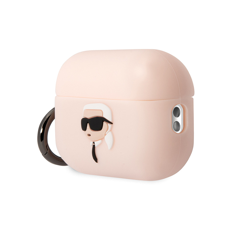 Кобура CG Mobile Lagerfeld Silicone Case With Ring для Apple AirPods Pro 2 - 3