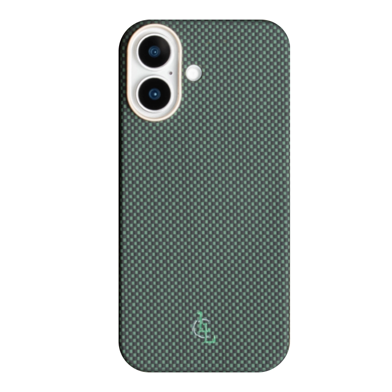 Клип-кейс (накладка) LLC Vectran для Apple iPhone 17 вектран, чёрно-зелёный