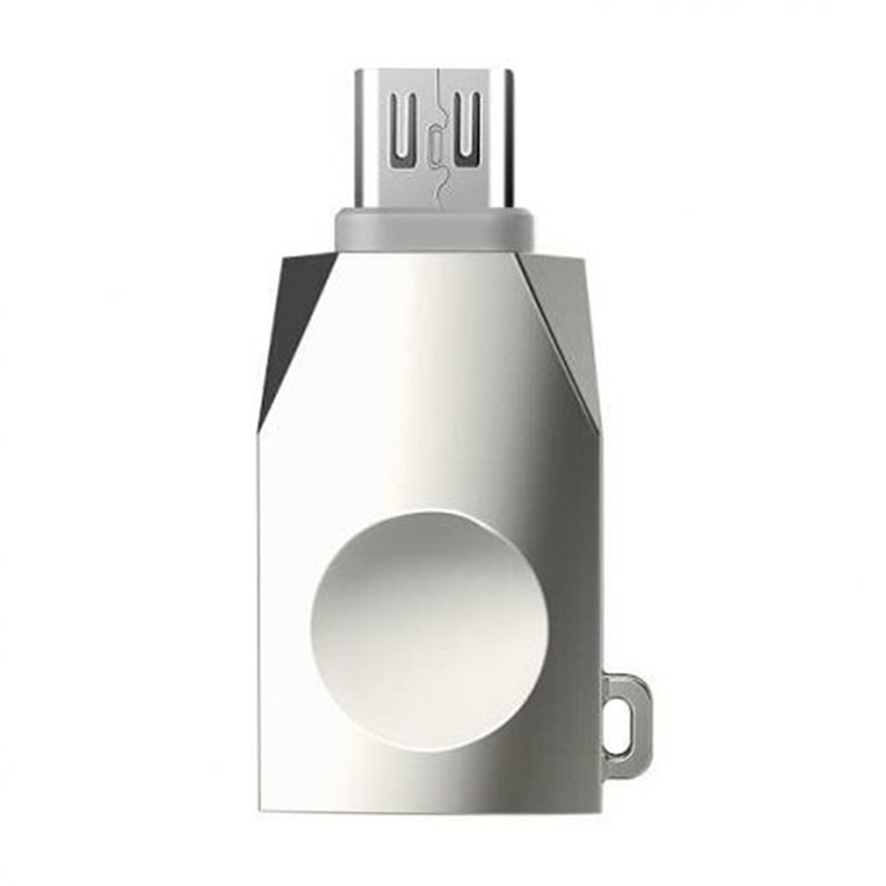 Адаптер-переходник Hoco UA10 (Micro USB to USB), золотой - 1