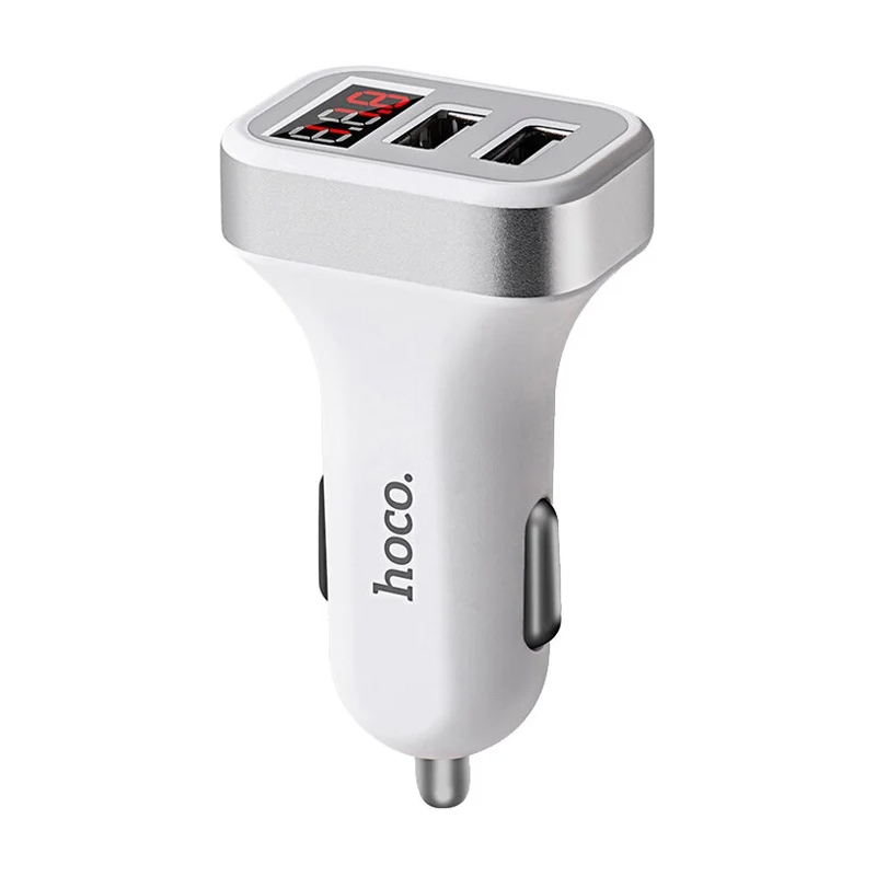 Автомобильное зарядное устройство Hoco Z3 15 Вт, белый - 1