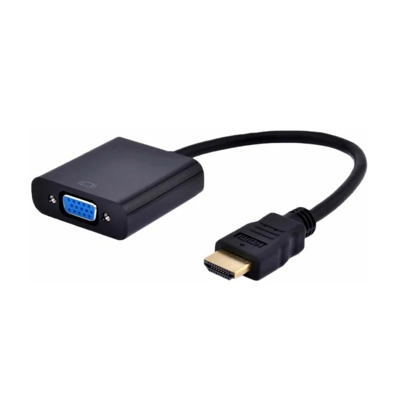 Адаптер-переходник Cablexpert (HDMI to VGA), чёрный - 1