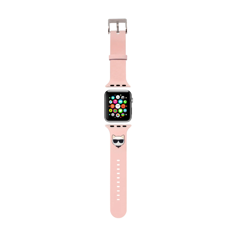 Ремешок CG Mobile Lagerfeld Choupette Head для Apple Watch 44 / 45 / 46 / 49mm силикон - 3