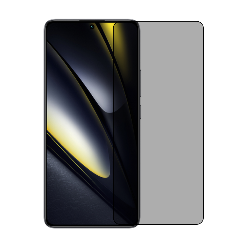 Защитное стекло 3D Classic для Xiaomi Poco F6, черная рамка - 1