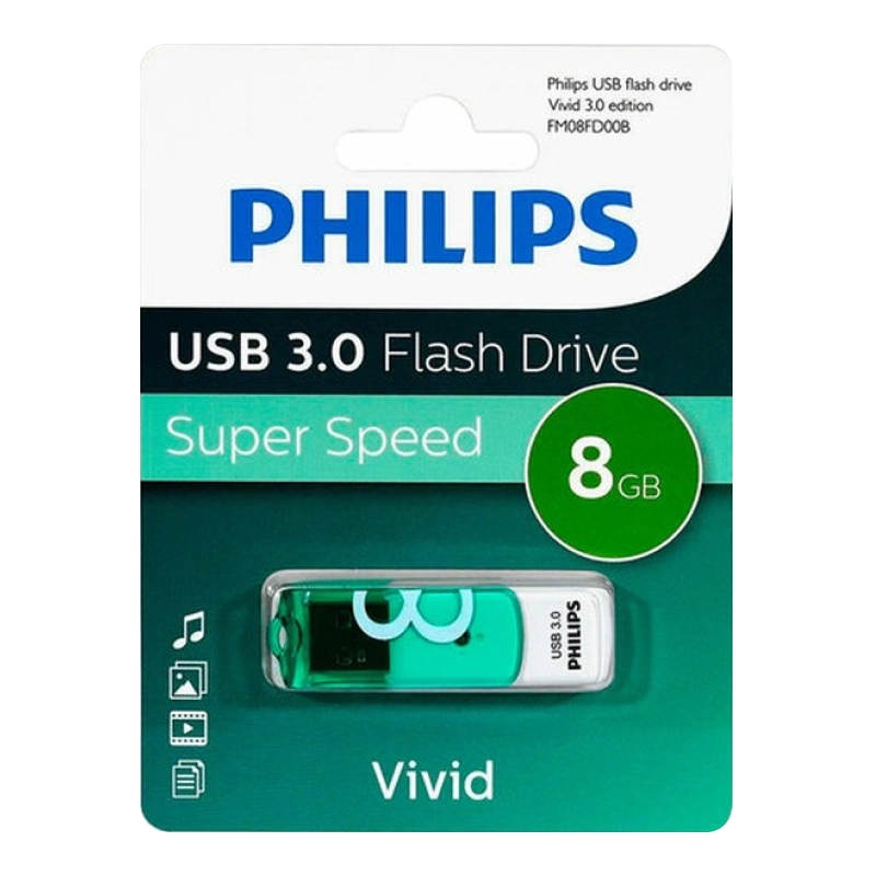 USB-флешка Philips VIVID 3.0 8 ГБ (USB 3.0) - 2