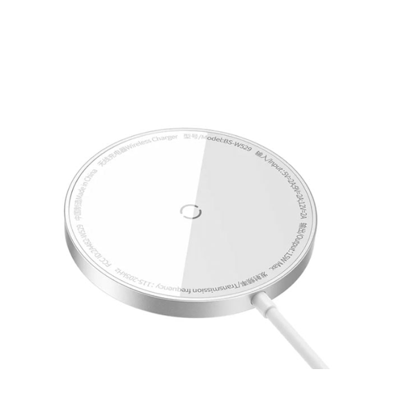 Беспроводное зарядное устройство Baseus Simple Mini3 Magnetic Wireless Charger 15 Вт - 2