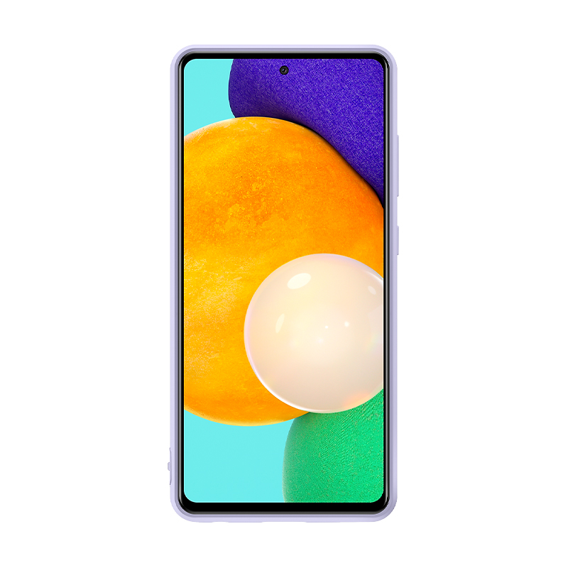 Клип-кейс (накладка) Samsung Silicone cover для Samsung Galaxy A52 - 2