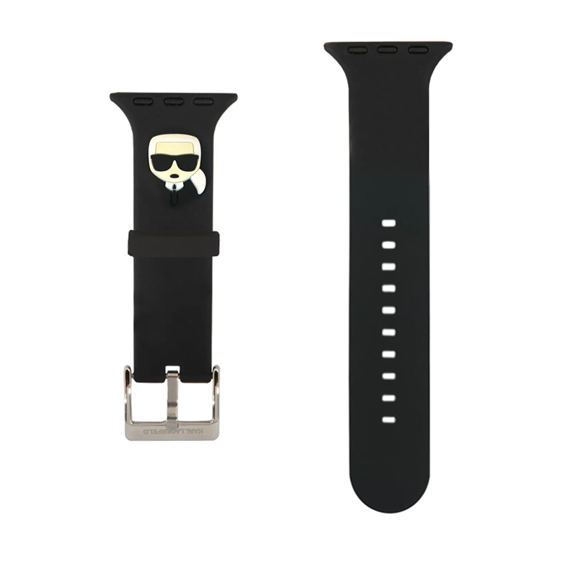 Ремешок CG Mobile Lagerfeld Karl Head для Apple Watch 44 / 45 / 46 / 49mm силикон - 2