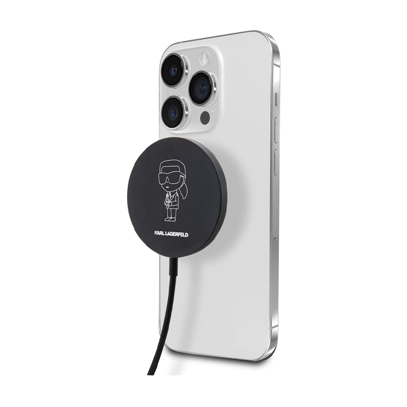 Беспроводное зарядное устройство CG Mobile Lagerfeld MagSafe Wireless charger 15 Вт - 3