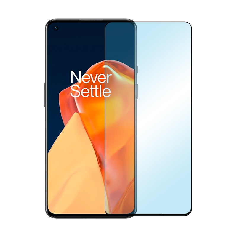 Защитное стекло 3D Classic для OnePlus 9 / 9r / 8t, черная рамка - 1
