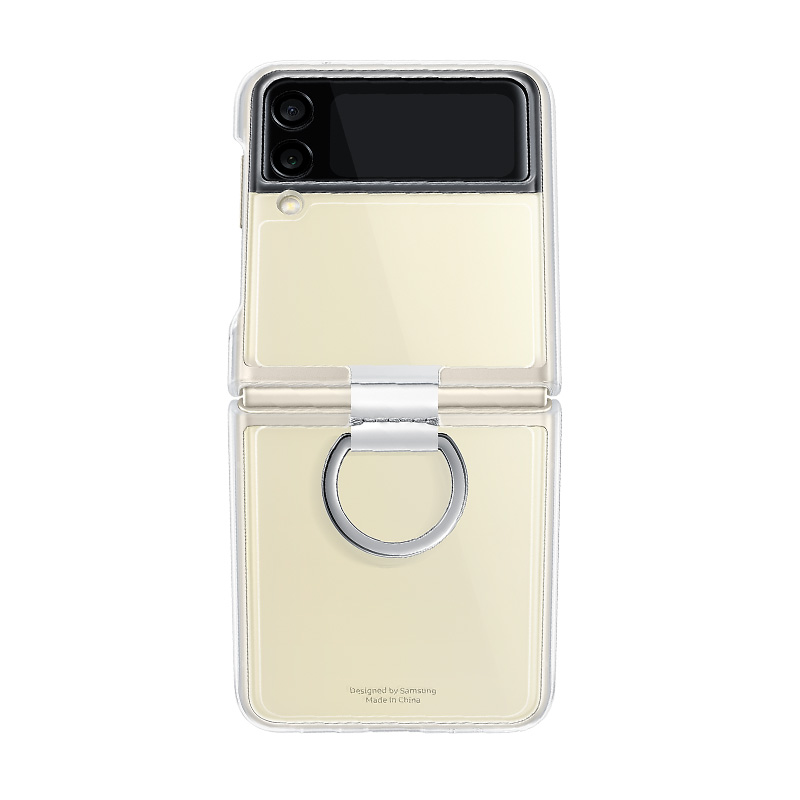 Клип-кейс (накладка) Samsung Clear Cover with Ring для Samsung Galaxy Z Flip 3 - 4