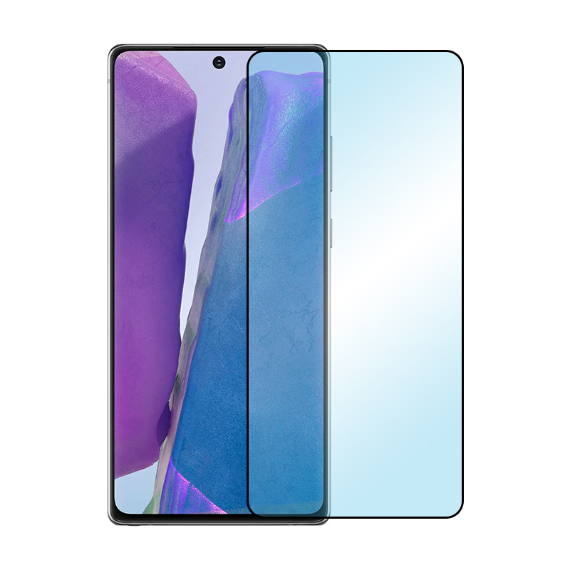 Защитное стекло 3D Classic для Samsung Galaxy Note 20, черная рамка - 1