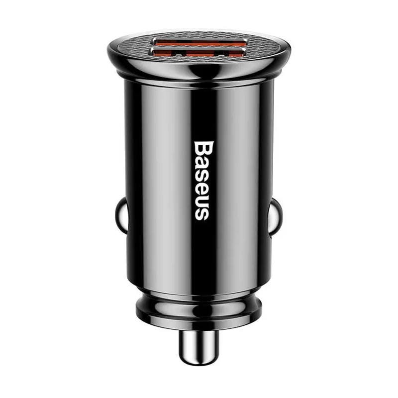 Автомобильное зарядное устройство Baseus Circular Plastic A+A 30 Вт - 1