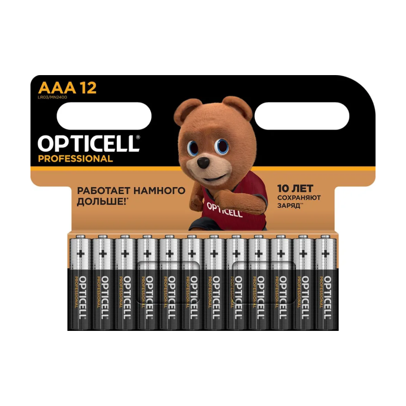 Батарейка Opticell Professional AAA LR03-12BL, 12шт  - 1