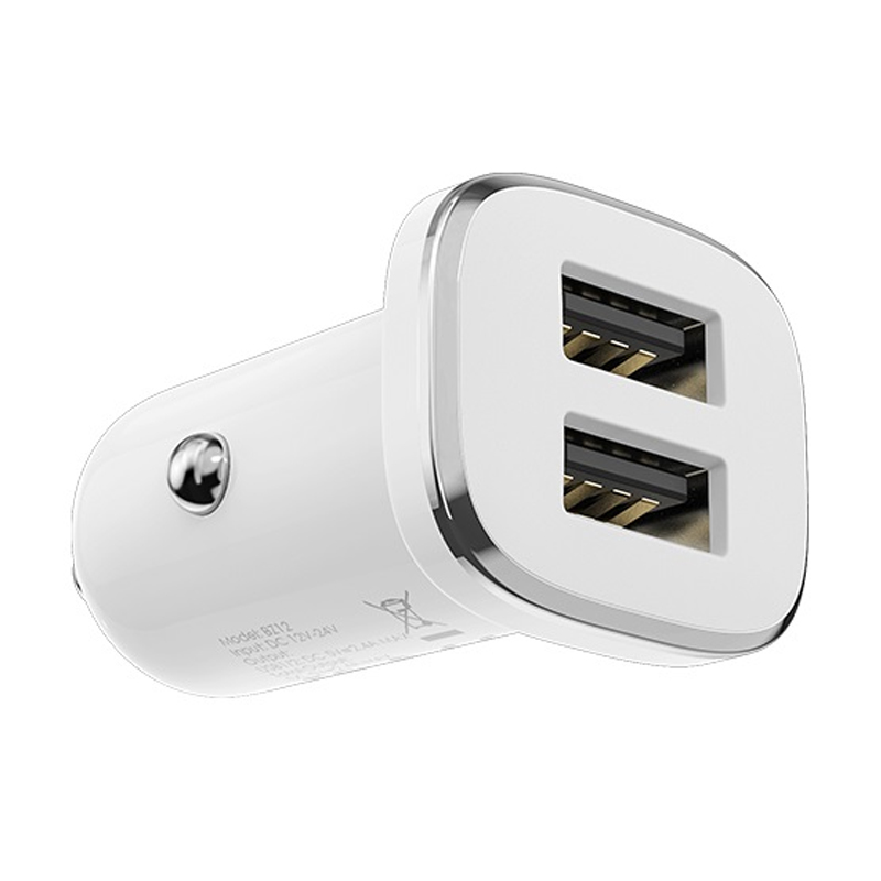 Автомобильное зарядное устройство Borofone BZ12 12 Вт, белый - 2